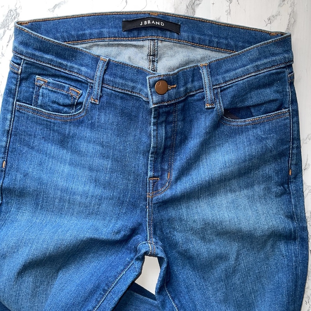 J BRAND SKINNY LEG JEANS SIZE 28 MID RISE IN GREAT CONDITION SUPER SOFT